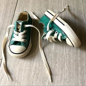 Baby Green Converse Chucks Shoes Infant Size 3